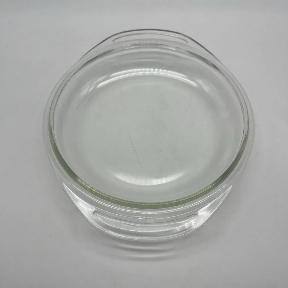 Vintage PYREX 1.5 Qt. Casserole #023 Baking Dish Bowl, Lid #683-C, Sealing Cips